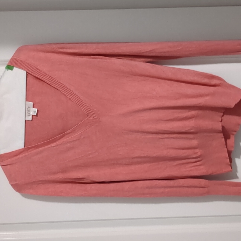 Ann Taylor Loft V Neck sweater with matching camisole